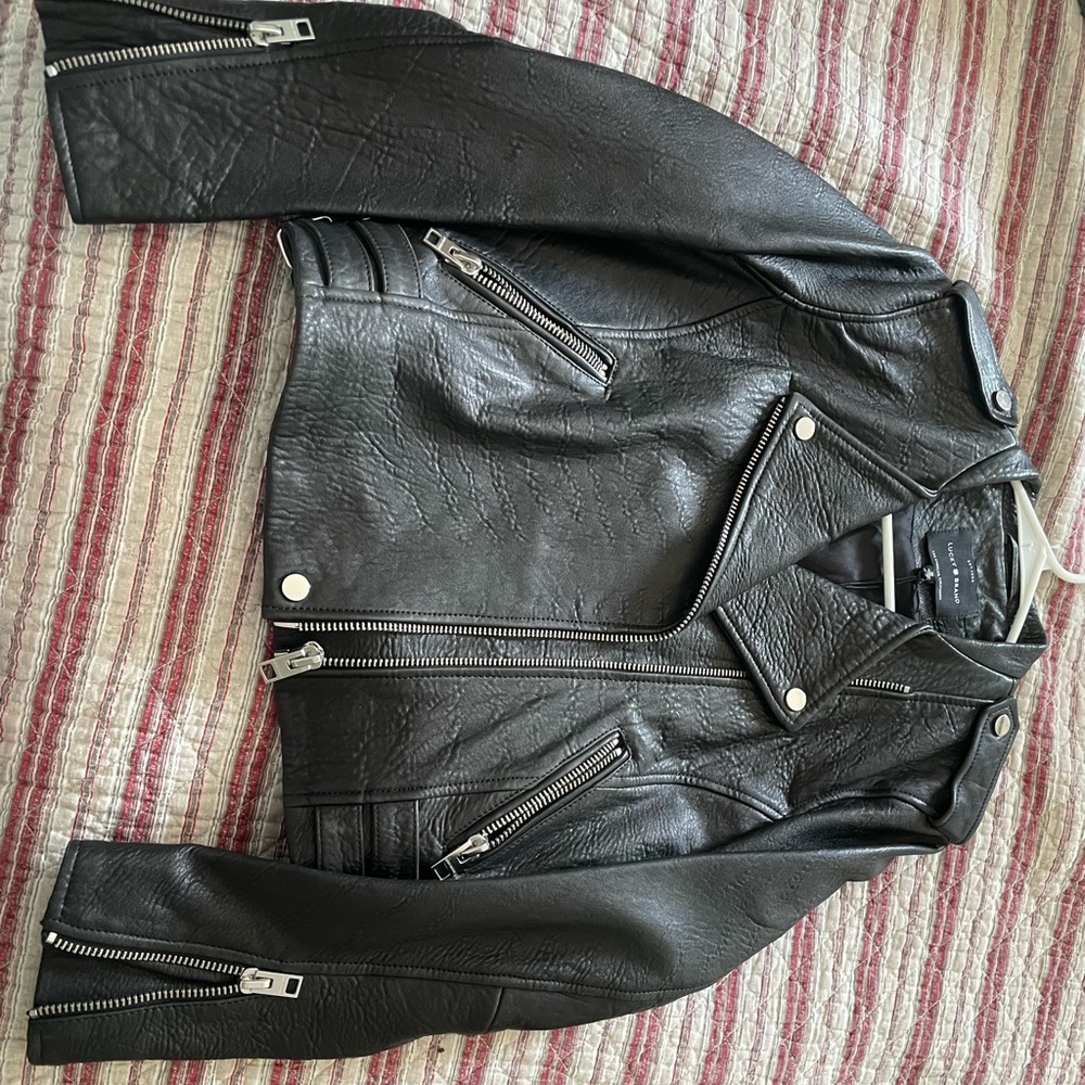 Lucky Brand leather jacket size M